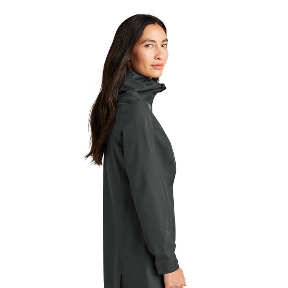 Waterproof jacket with taped seems, hood, vents in back, NWOT size M - Picture 3 of 9